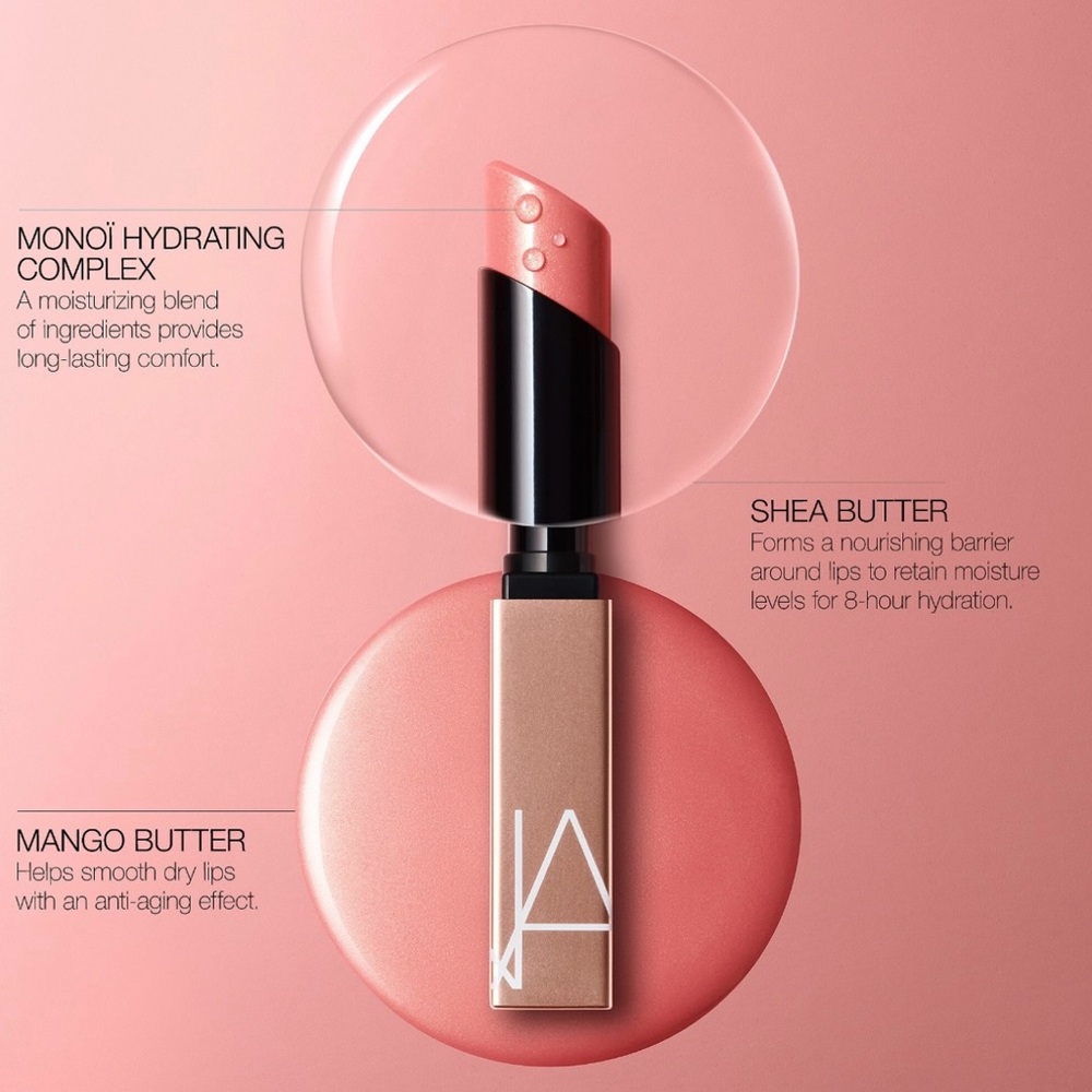 NARS Afterglow Sensual Shine Hydrating Lipstick - Turned On - Picture 3 of 4
